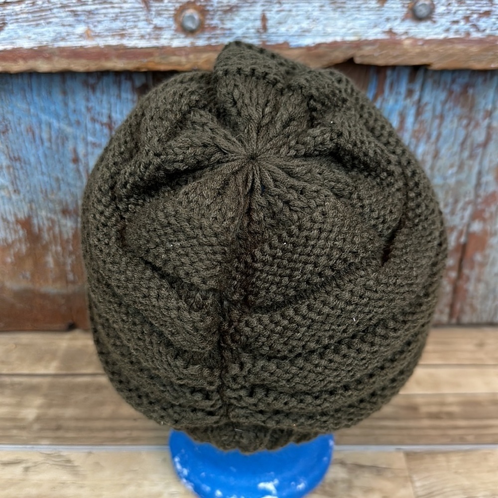 C.C Green Knit Cap - Picture 5 of 5